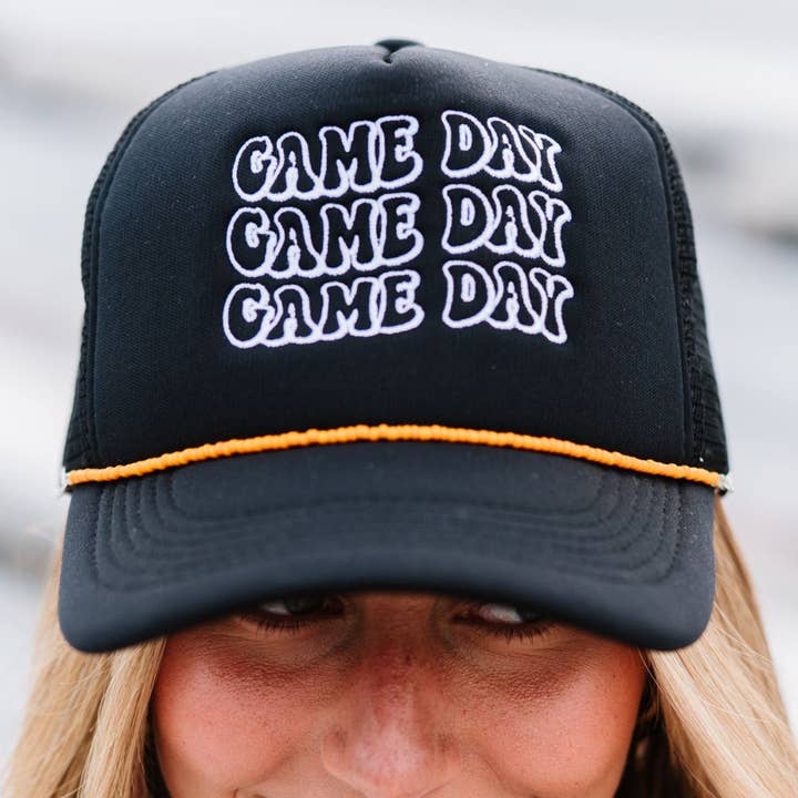 The Classy Cloth WS - Wholesale Trucker Hat - Women's - Embroidered Trucker Hat - Game Day RTS2