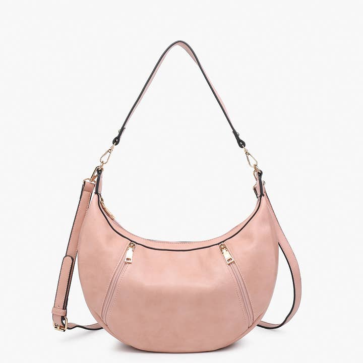 Jen & Co. - Venta al por mayor Bolso con correa - Mujer - Bolso de hombro Lee Slouchy M2509 con compartimentos dobles con cremallera3