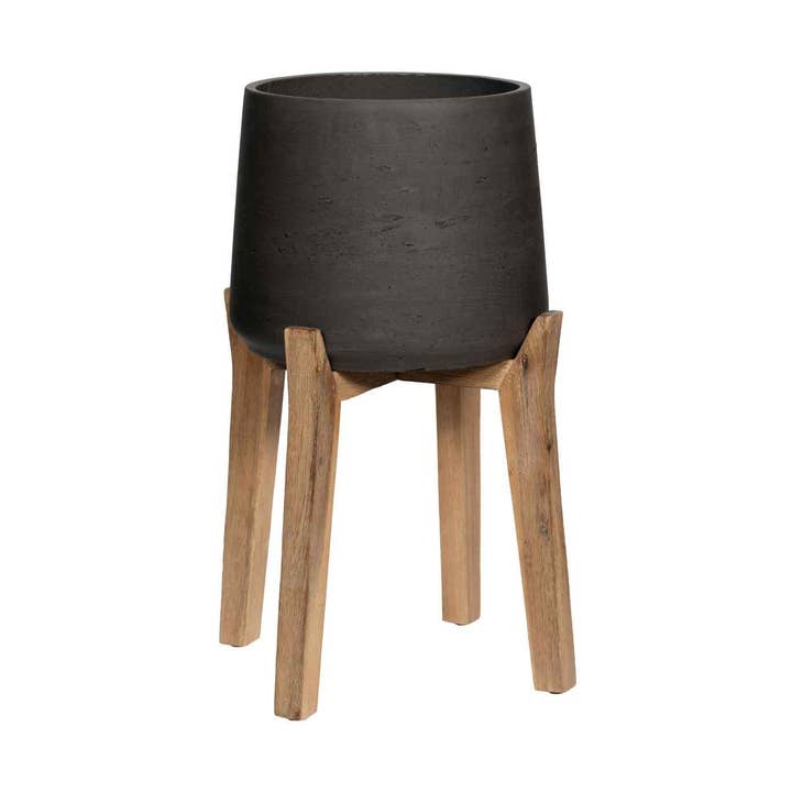 Patt XXXL (Feet High) Grey Washed L21,65in x W21,65inxH32,48 for wholesale by Pottery Pots