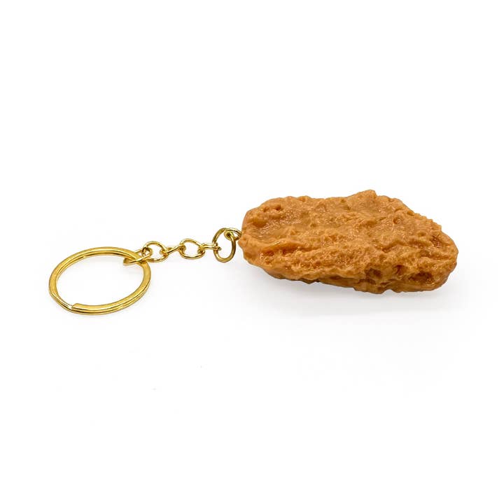 Chicken Nugget Keychain & Bag Charm – Fun & Realistic for wholesale by Rainbow Unicorn Birthday Surprise