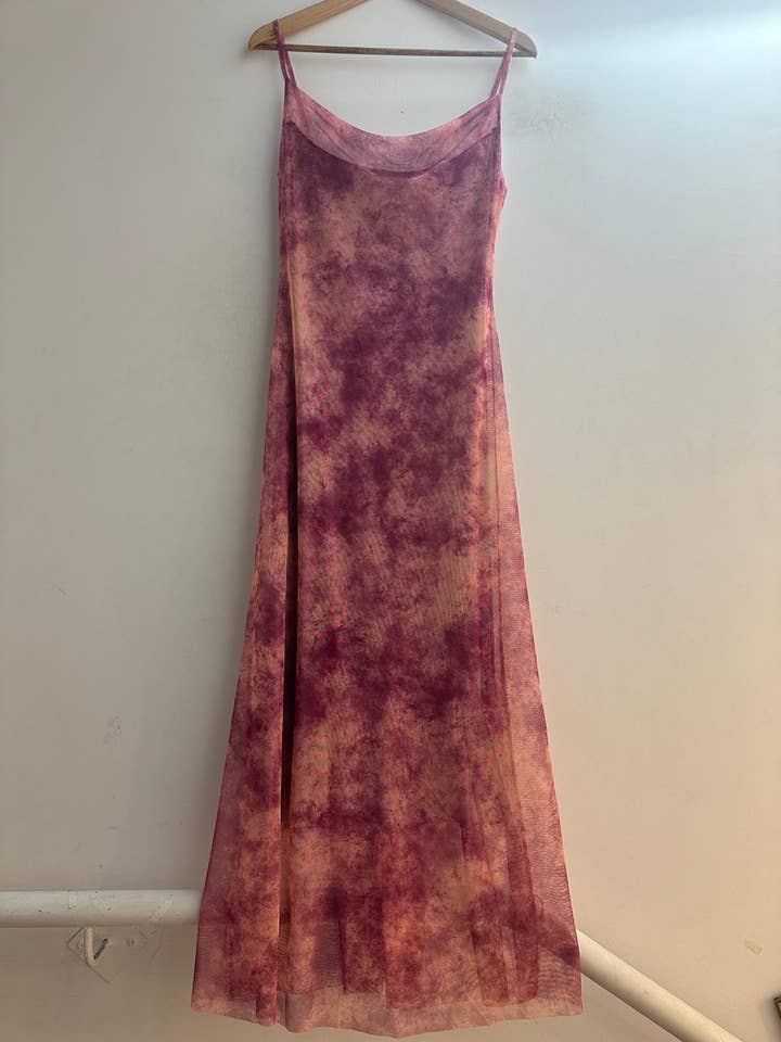 6560D Long tulle dress for wholesale by LORIANE