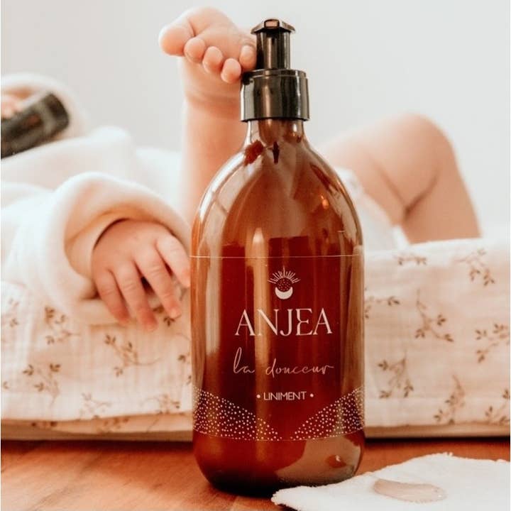 Anjea - Sweet almond and calendula oleo-calcareous liniment for wholesale by Savonnerie du Regagnas