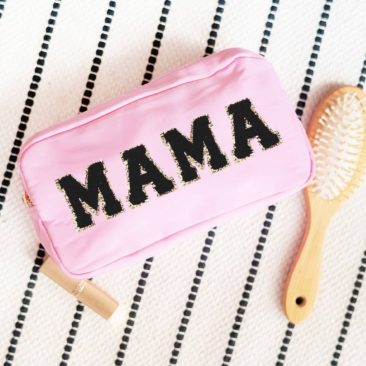 Viv&Lou - Wholesale Patch - Black Varsity Single Letter Patch1