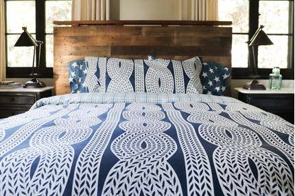 Thread Experiment - Wholesale Bedding Set - Nautical Ropes Duvet Cover Set - Navy2