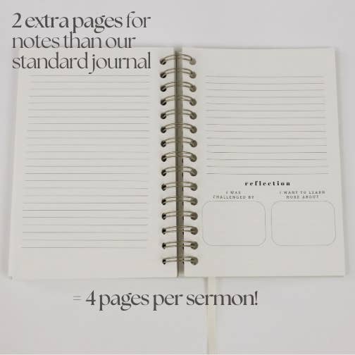 Steadfast and Sustained – Großhandel Tagebuch – Kirchennotizen-Journal - Erweiterte Ausgabe - Spiralbindung, hellgrünes Lederimitat4