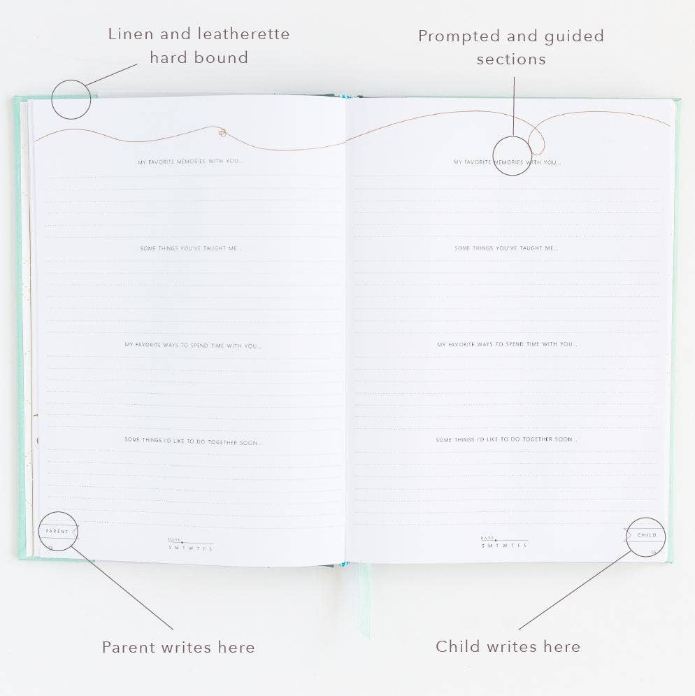 Promptly Journals - Venta al por mayor Diario/agenda - Nuestro diario de conexión entre padres e hijos, un diario para dos4