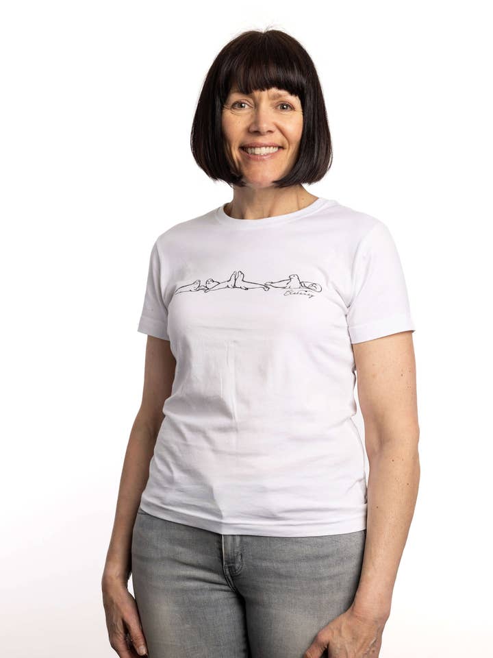 Inky Seals T-Shirt Organic Cotton Ladies for wholesale by Creek Lifestyle