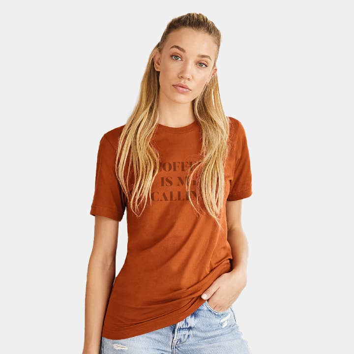 Camiseta "El Café es Mi Vocación" - Unisex para venta al por mayor de Temple Grounds Coffee Company