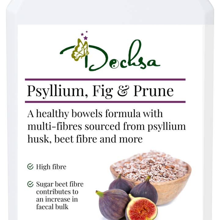 Dochsa Ltd – wholesale Oral supplement/vitamin – Psyllium, Fig & Prune 100 capsules - Digestion & Fibre