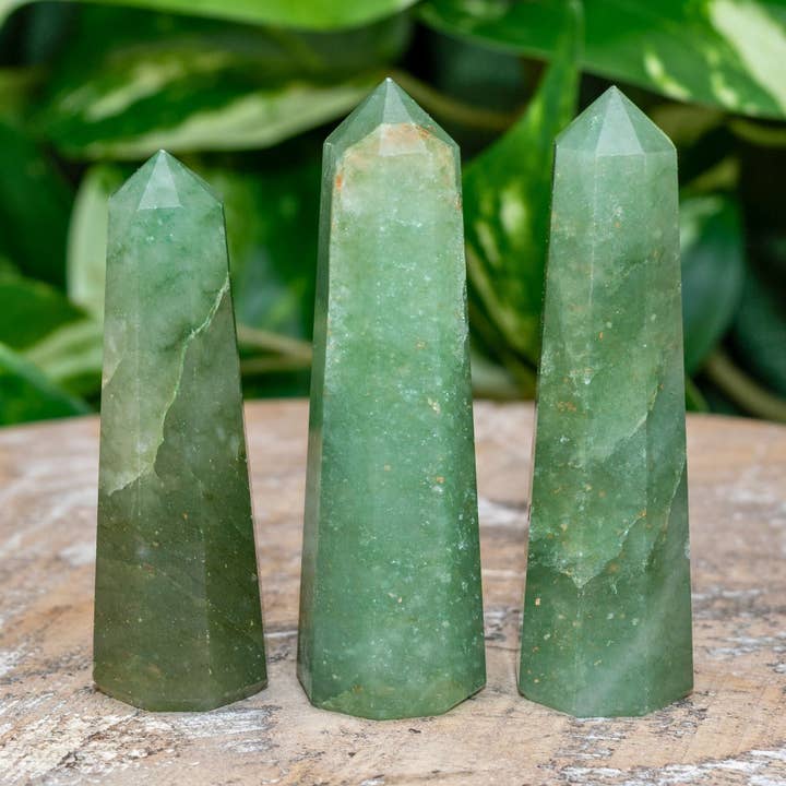 Green Aventurine Tower. for wholesale by Down To Earth