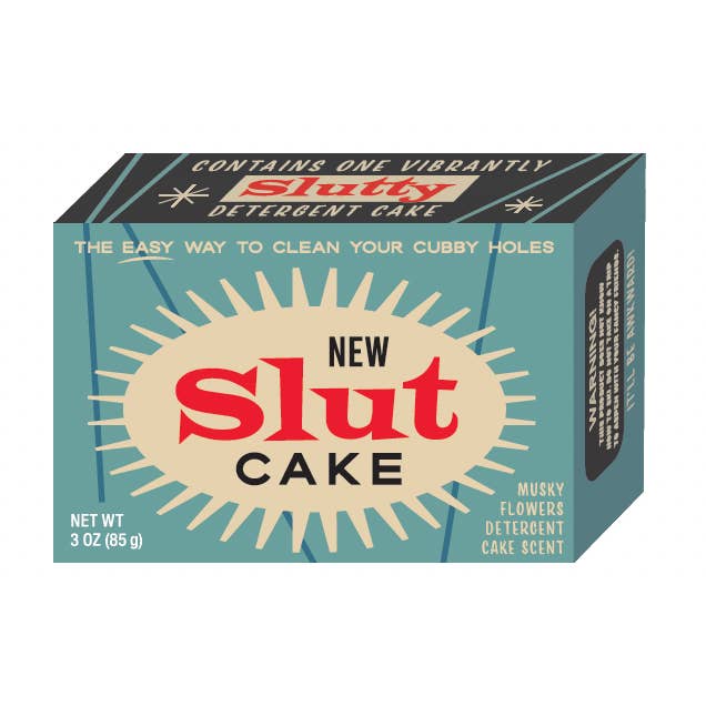 Whiskey River Soap Co. - Wholesale Bar Soap - Slut Cake Triple Milled Boxed Bar Soap | Funny Soap2