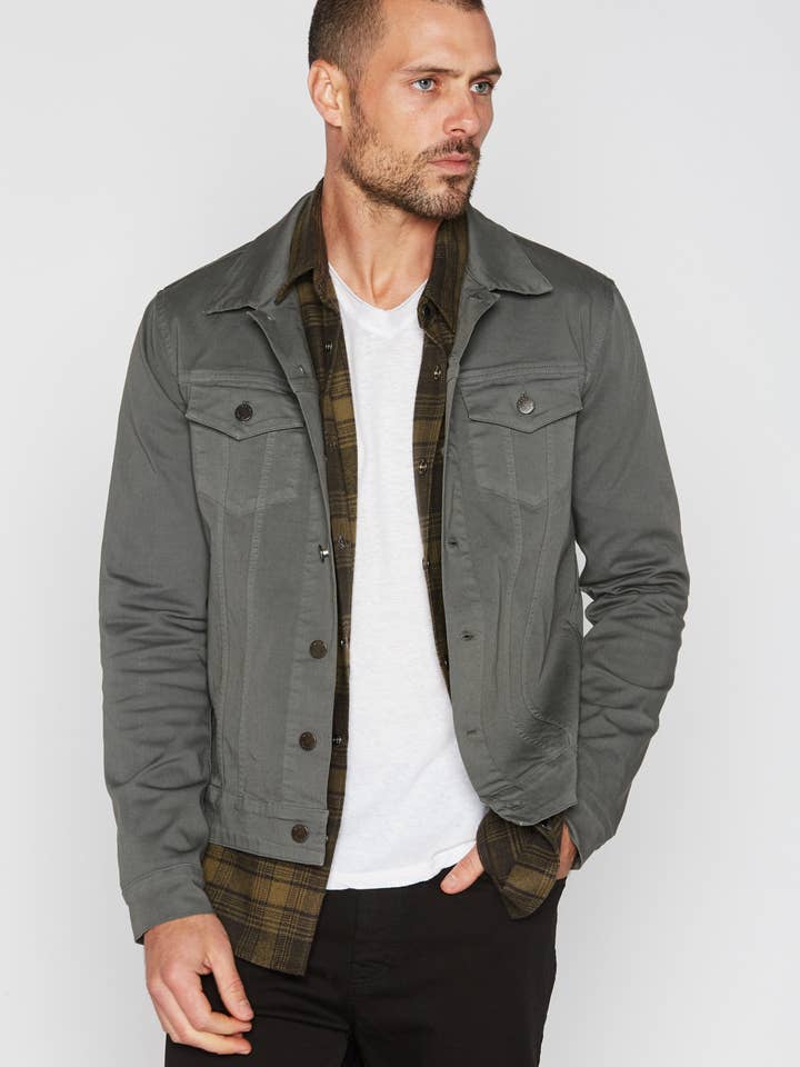 Giacca in Twill Slim Fit da Uomo per la vendita all'ingrosso da parte di Mika Jaymes