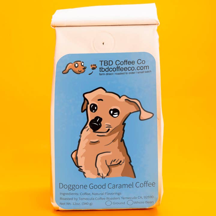 Café Doggone Good Caramel pour la vente par TBD Coffee Co
