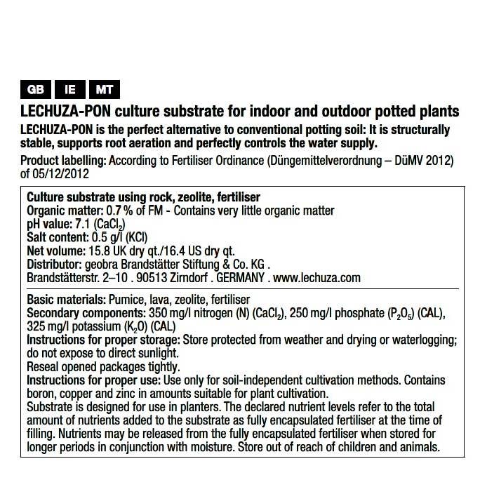 Lechuza Self Watering Planters - Wholesale Planting/Potting Soil - LECHUZA PON Plant Potting Soil for Indoor PLANTS6