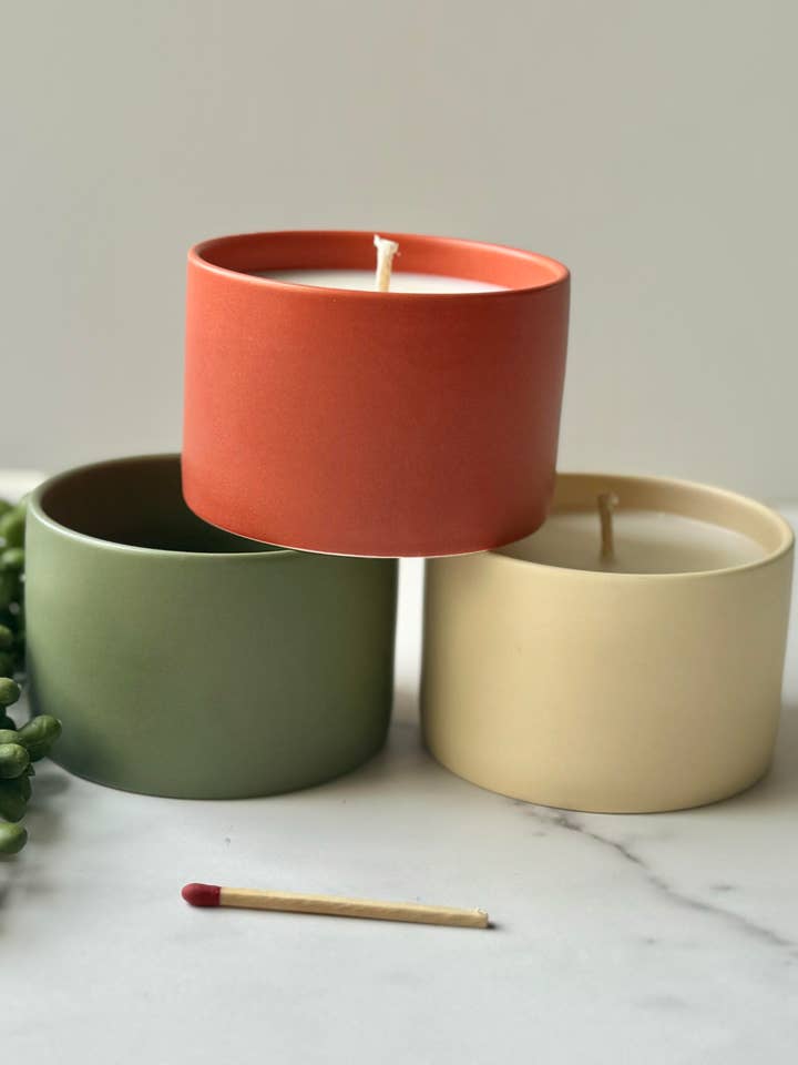 Sage Ceramic Tumbler - 5.5 Ounces for wholesale by Montana Farmhouse Candles