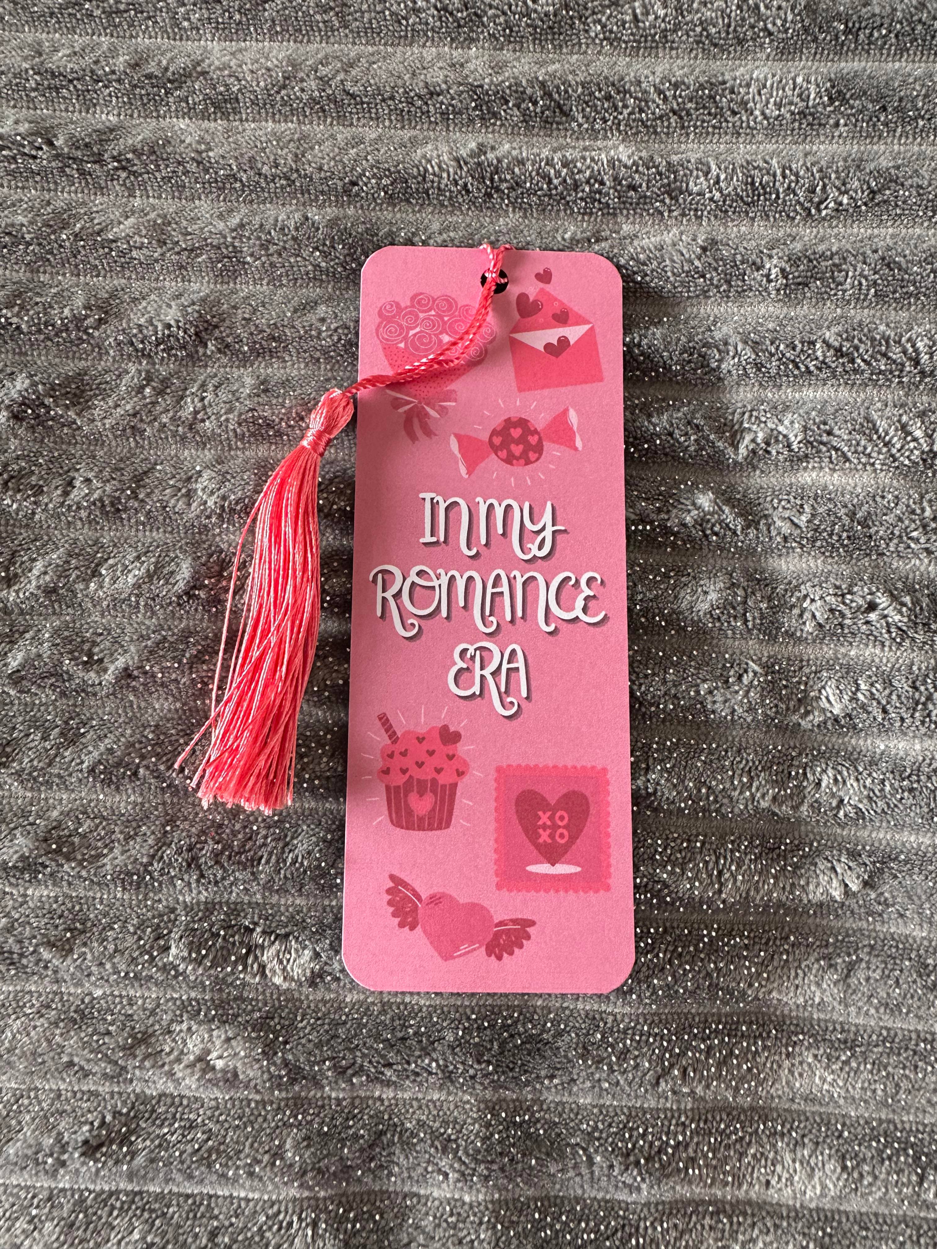 Printicole – Großhandel Lesezeichen – Süße rosafarbene Romantik-Lesezeichen | In My Romance Era, Buchgenre2