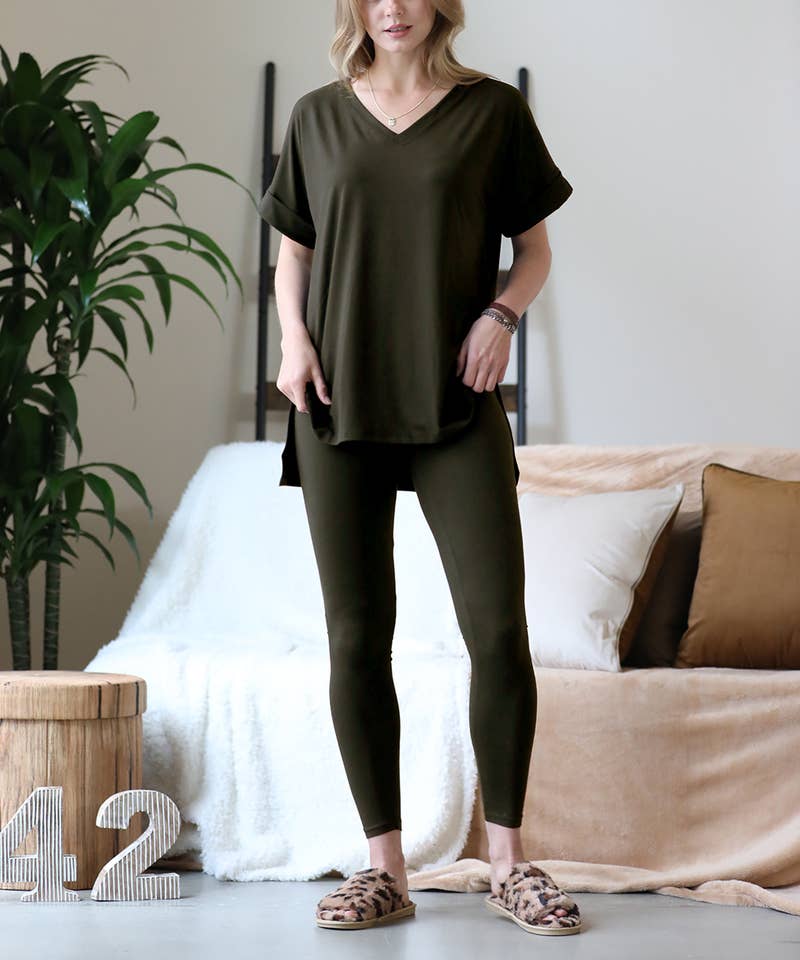 42POPS – wholesale Mjukisset – Dam – .Tunika & Leggings 2-delarsset44