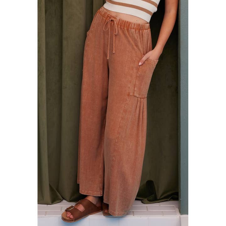 mittoshop - Wholesale Broek - Dames - MINERALENWAS DROP-SIDE ZAK WIJDE PIJP BROEK10