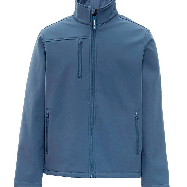 Dunstall Men's Softshell Jacket in Storm Blue and other Purchase Wholesale who flung dung mulch. Free Returns & Net 60 Terms on Faire trending on Faire.