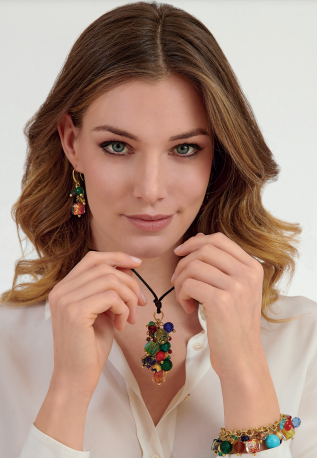 Alice Sturzinger LLC – Großhandel Schmucksets – Cubo Cluster Murano Glas Schmuckkollektion5