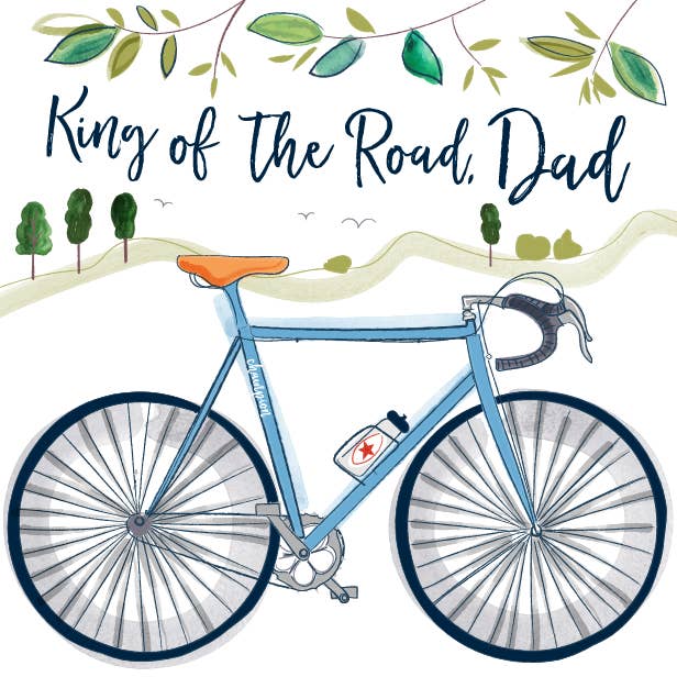 King of the Road Dad - Bike for wholesale by Katie Phythian Design
