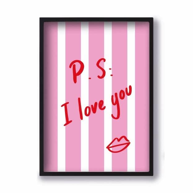 A4 Poster P.S I Love You Quartier Libre for wholesale by Quartier Libre Papier