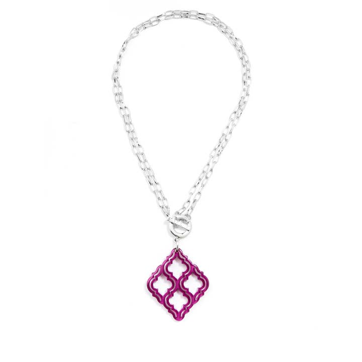 ZENZII Jewelry - Wholesale Pendant/Charm Necklace - Lattice Pendant Necklace13