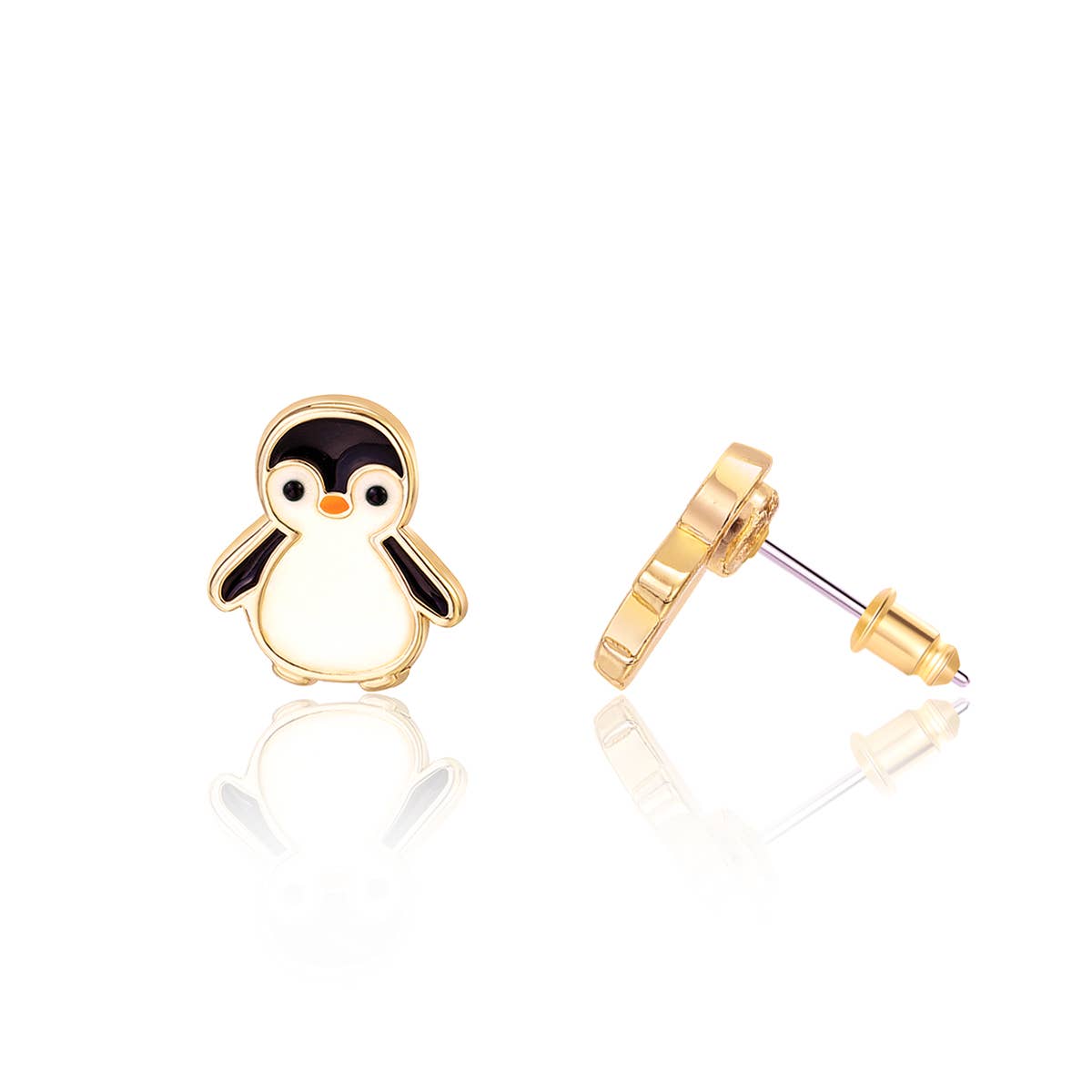 Girl Nation | Kids Jewelry | Easter Gifts - Wholesale Earrings - Kids - Personable Penguin Cutie Stud Earrings1