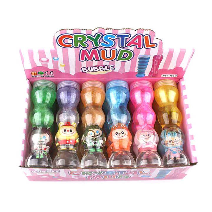 Sensibling Corp. - Wholesale Putty/Slime - Kids - 12PCS - Labubu Monster Bunny Crystal Mud Slime Toys1