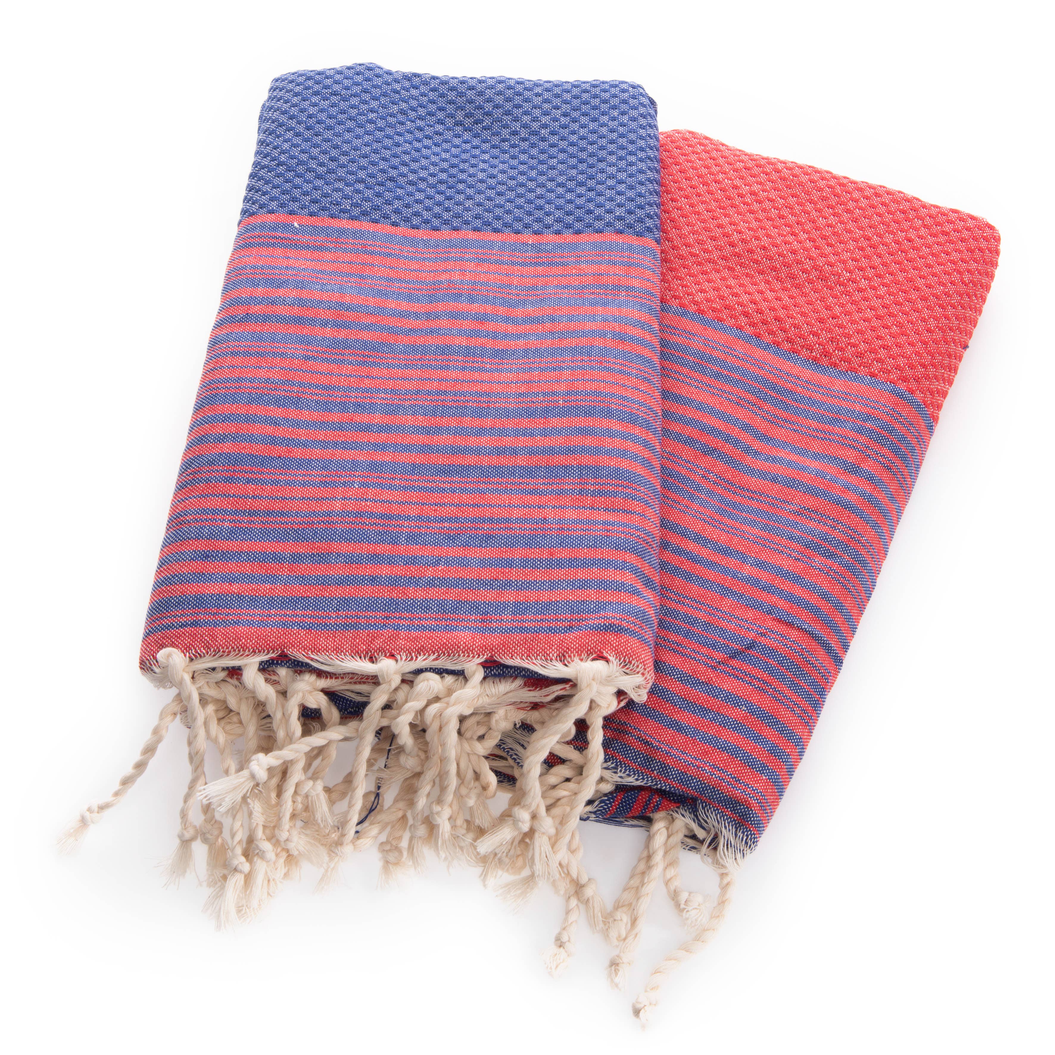 Foutas de Tunisie By Le Comptoir Paris - Vendita all'ingrosso Telo mare - Asciugamano da spiaggia - Fouta turca IBIZA duo (per 2 persone)2