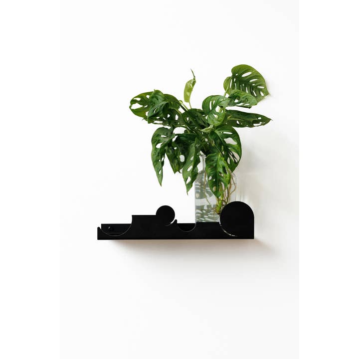 EMKO – Engroshandel Væghylde – NVMD Clouds Flydende Hylde, stål, sort4