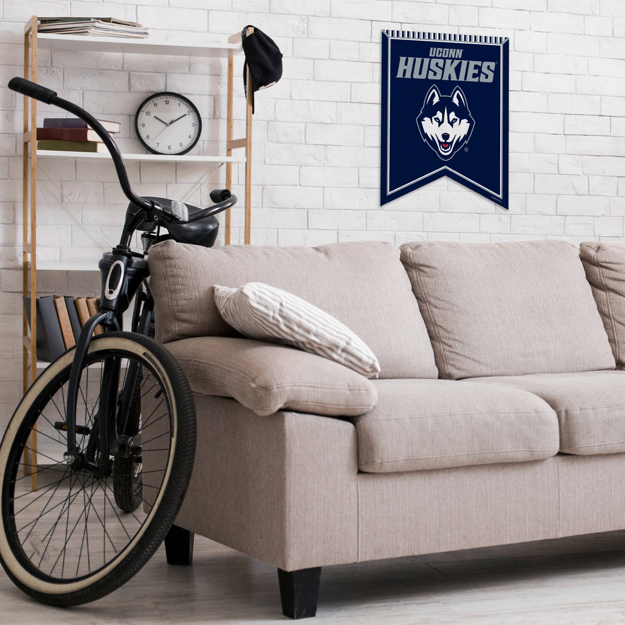 Rico Industries - Wholesale Sign - NCAA  Connecticut Huskies - UCONN  Rafter Felt Pennant2