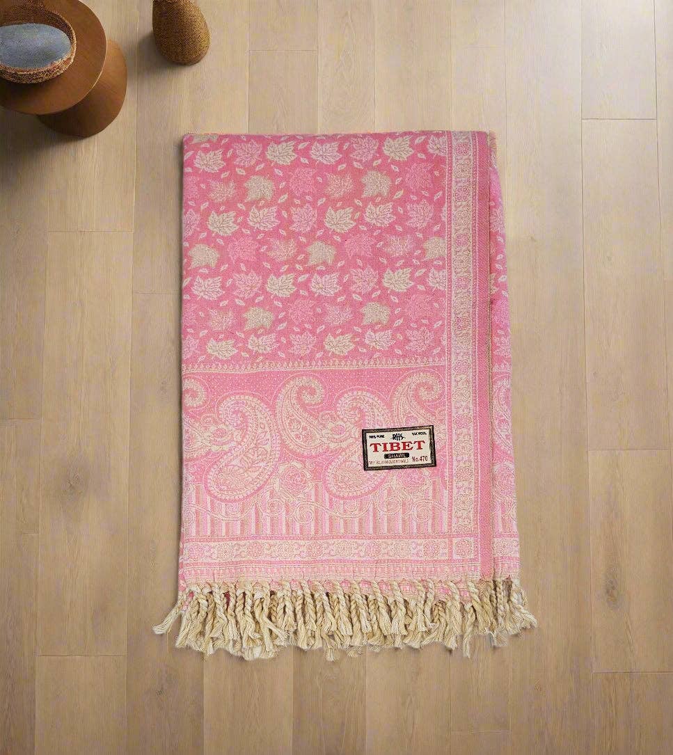 Tibet Handicrafts LLC - Wholesale Throw Blanket - Baby Pink Vibes5