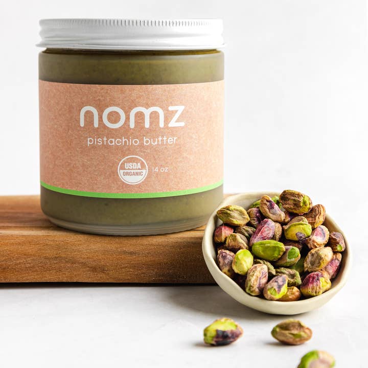 nomz - Wholesale Nut Butter - organic pistachio nut butter2