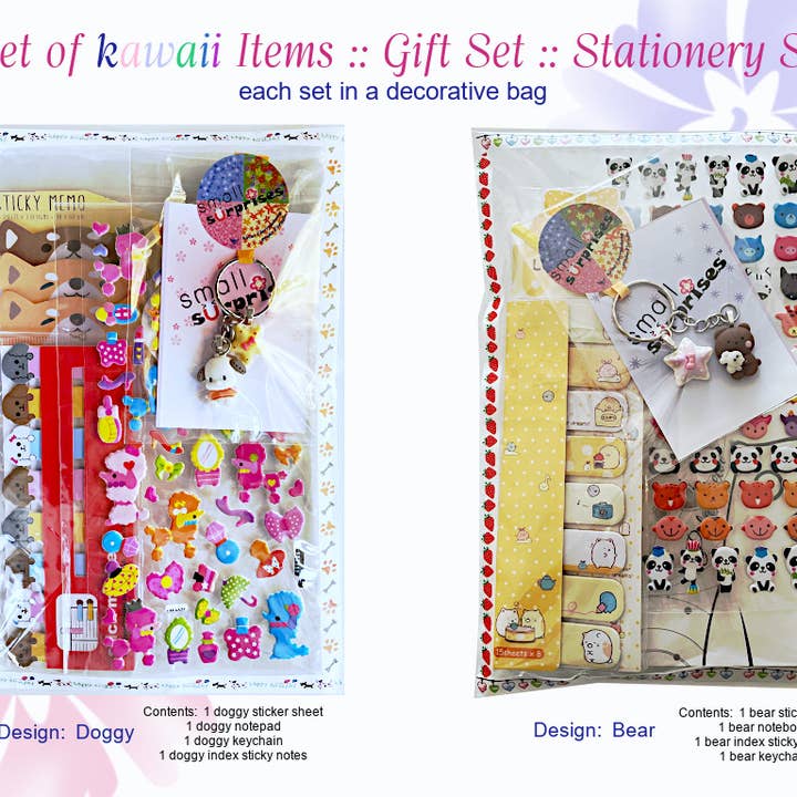 Especially Selected Trading eK - Wholesale Stationery/Notecard Set - 4pc- cute Stationery Sets kawaii Giftset for girls5