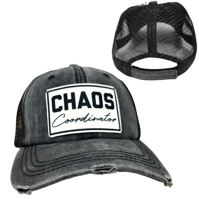 dkhandmade - Vente Casquette de baseball – unisexe - CASQUETTE COORDINATEUR DU CHAOS | DÉLAVÉE9