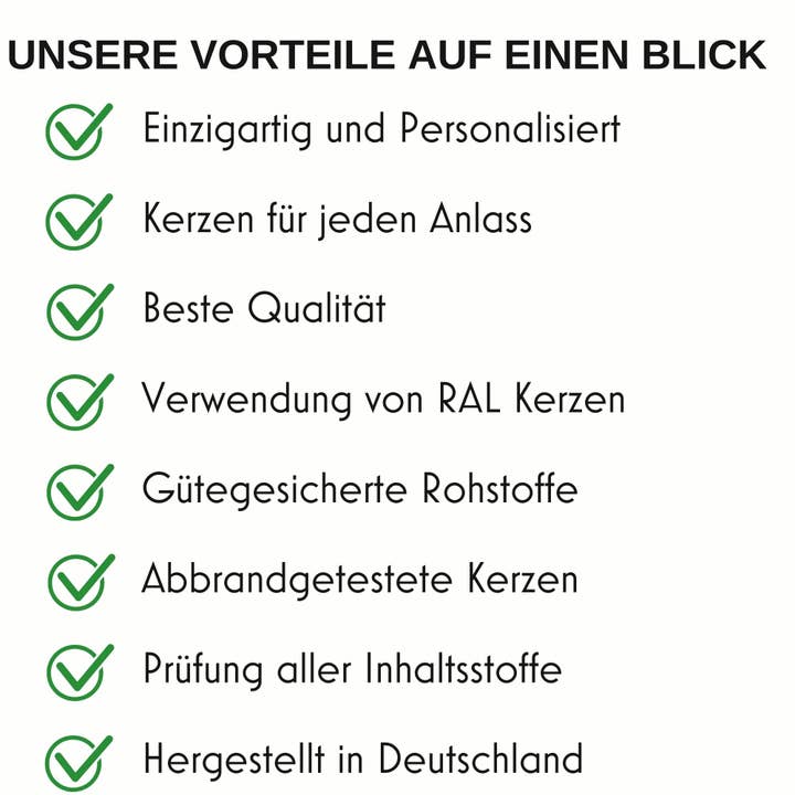 Die Kerzenwerkstatt – Großhandel Stumpenkerze – Trauerkerze Herzen | 15 - 30 cm Höhe | Personalisierte Kerze6