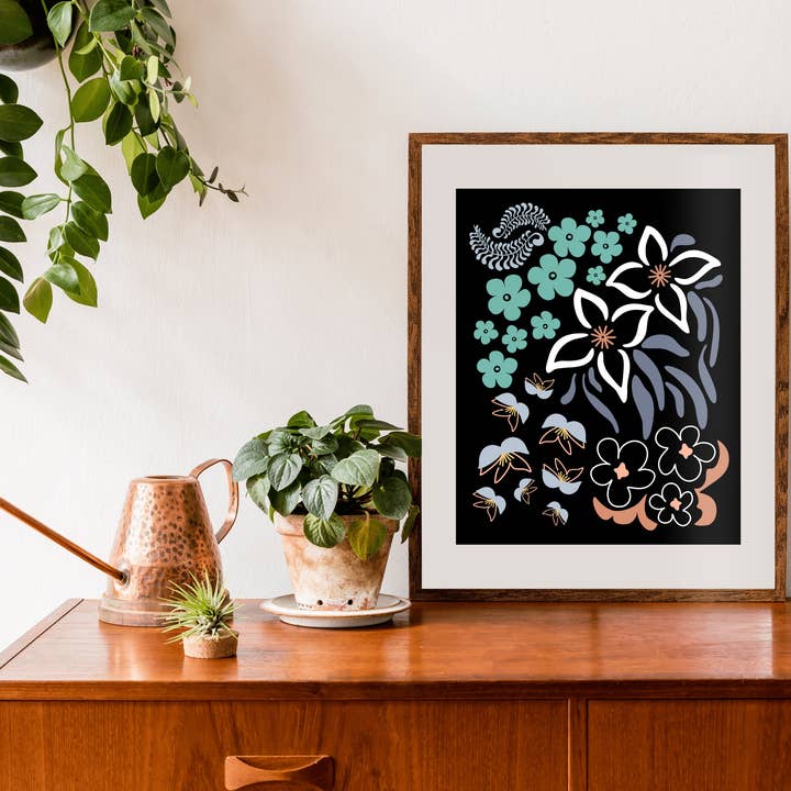 Impression d'art giclée Mountain Flora pour la vente par Of The Flora