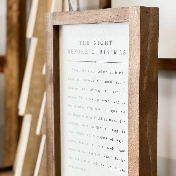 Lily and Sparrow - Wholesale Christmas Wall Art - The Night Before Christmas | Christmas Wall Decor3