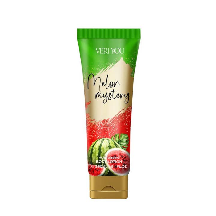 LOZIONE CORPO 250ML MISTERO DI MELONE per la vendita all'ingrosso da parte di Yes Love Cosmetics