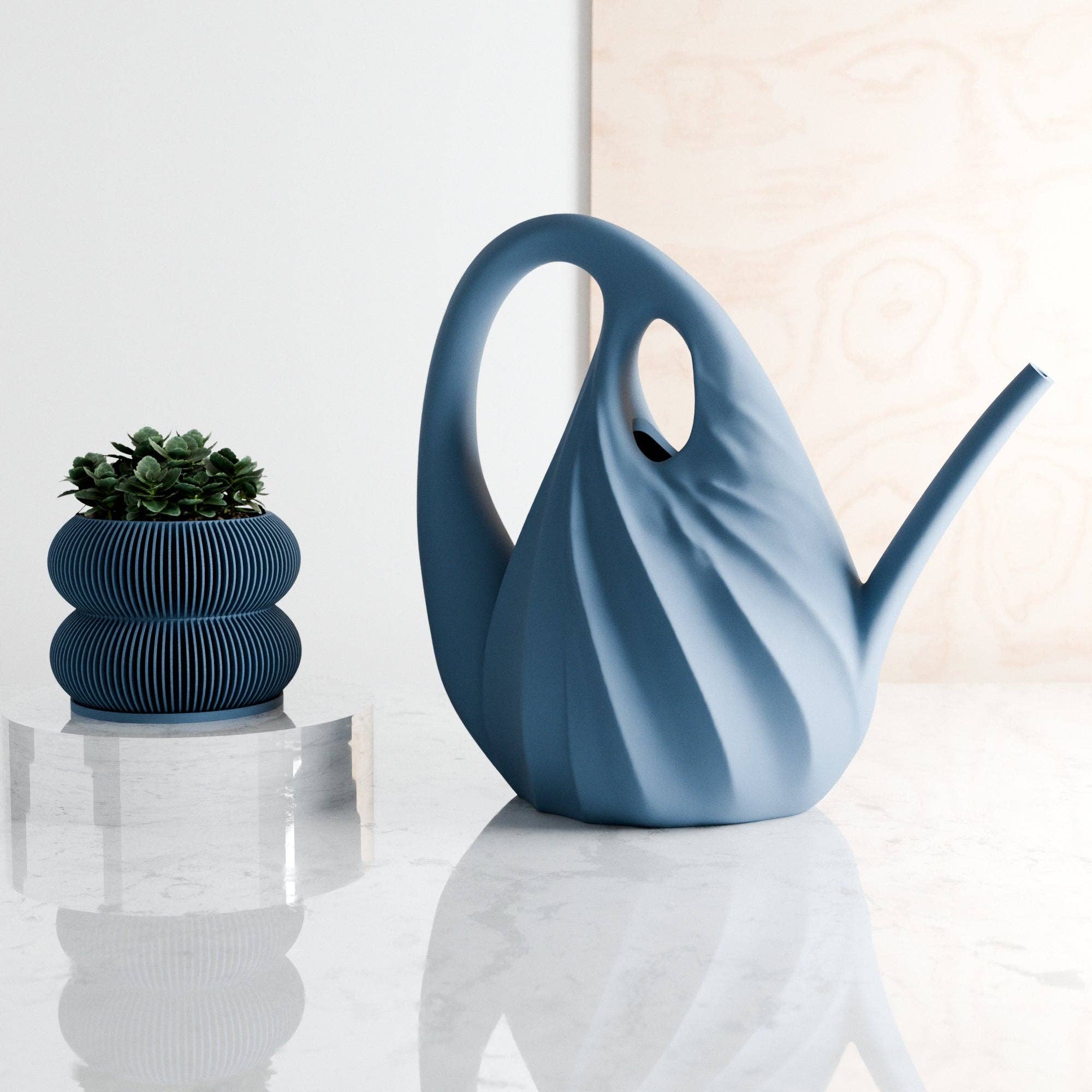 Modernized Pottery - Vente Arrosoirs - Arrosoir Swirl design sculptural4