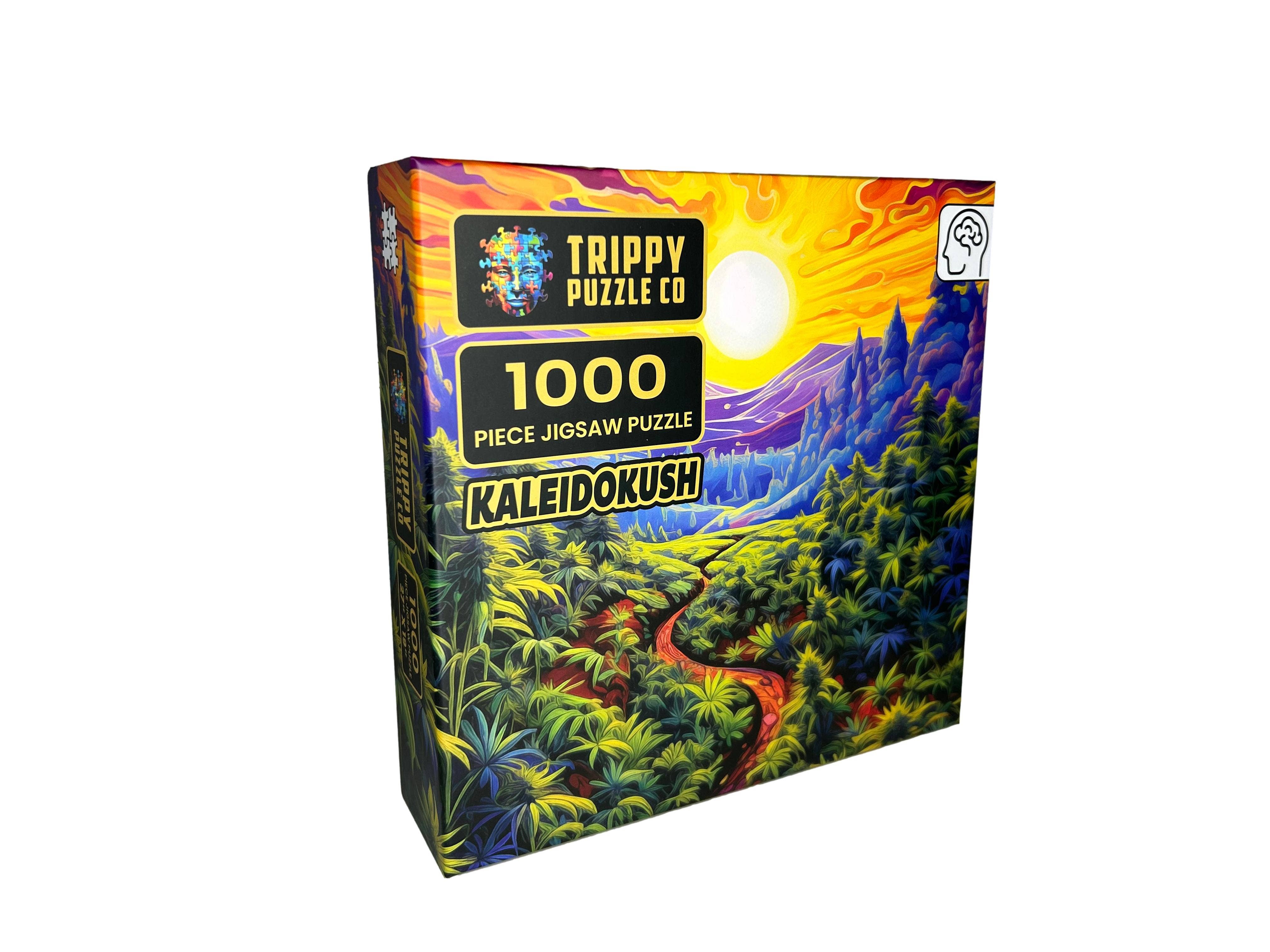 Trippy Puzzle Co - Vendita all'ingrosso Puzzle - Adulti - Puzzle classico per adulti KaleidoKush 1000 pezzi1