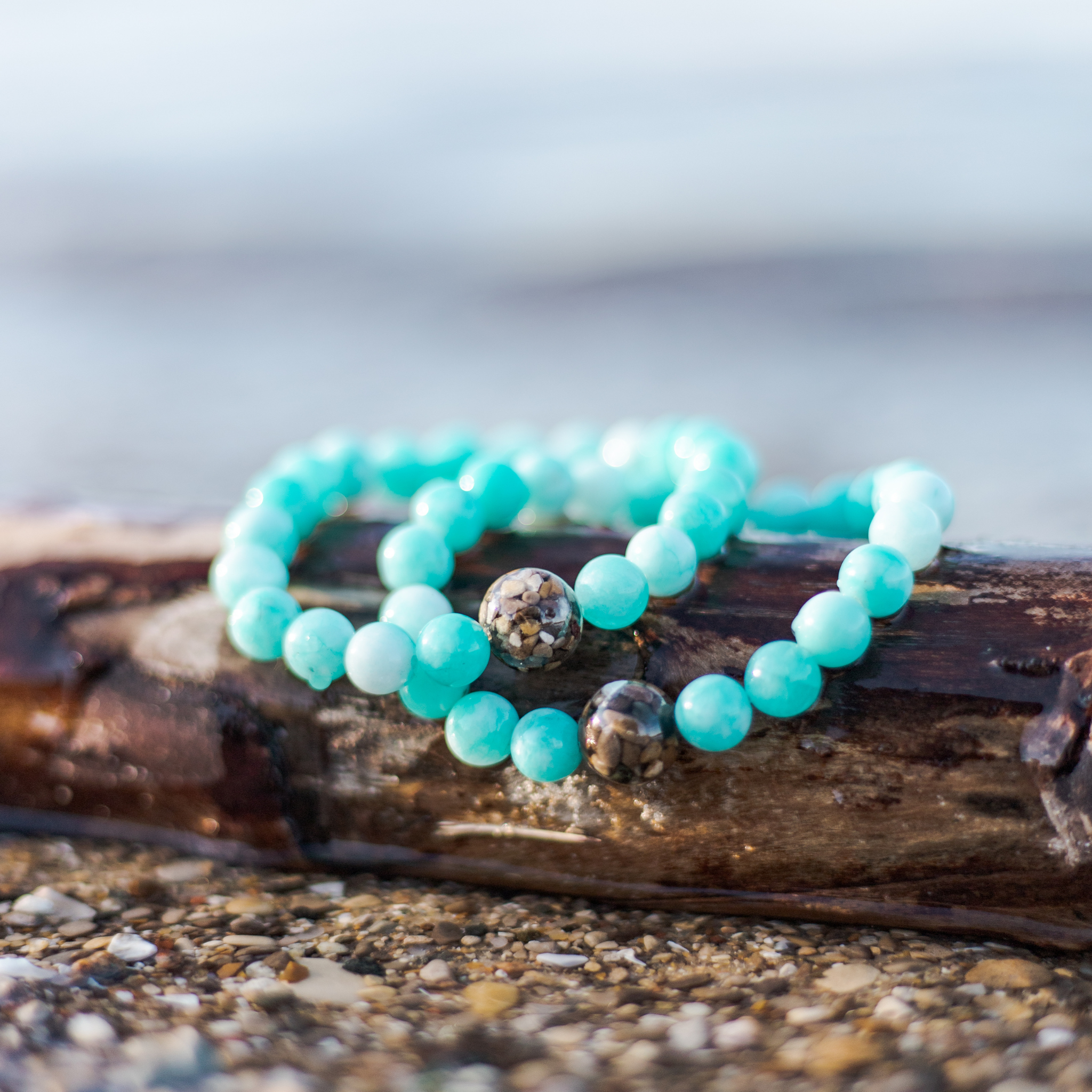 Homes Bracelets - Wholesale Beaded Bracelet - Wear a Real Piece of Lake Superior - Turquoise Jade0