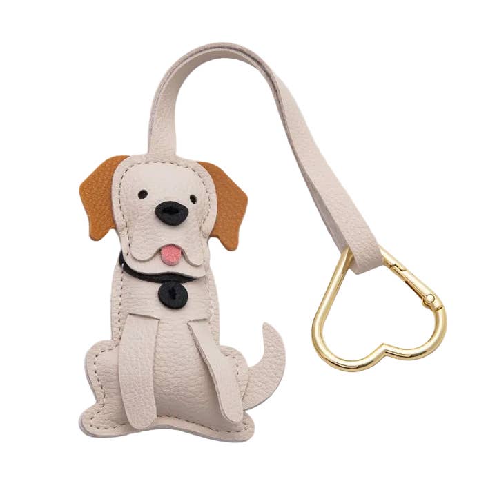 Good Boy Cute Dog Bag Charm ✦ BC-21WB139 for wholesale by Simply Jewels