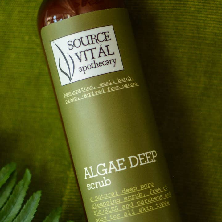 Source Vital Apothecary - Wholesale Facial Exfoliant/Scrub - Algae Deep Scrub1