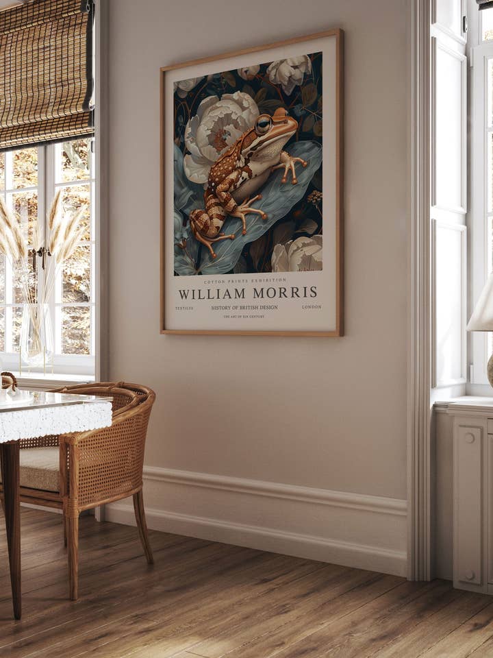 William Morris Braunfrosch I102-26 für den Großhandel von Peardrop Prints