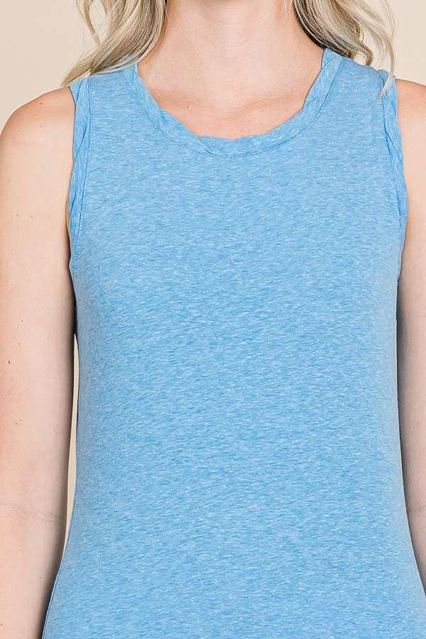 Culture Code – Tops – Mulher por atacado – CJK1549 - TOP DE ALÇAS COM GOLA TORCIDA18