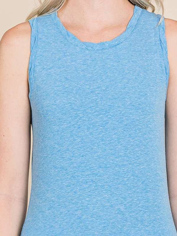 Culture Code - Wholesale Tank Top - Women's - CJK1549 - TWIST NECK BAND HLATER TANK TOP18
