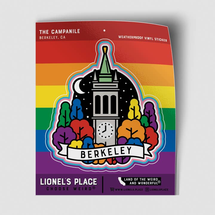 Berkeley Pride Aufkleber für den Großhandel von Lionel's Place