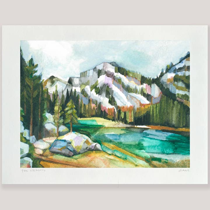 SheilaDunnArt - Wholesale Art Print - The Elkhorns - archival ink print Eastern Oregon landscape
